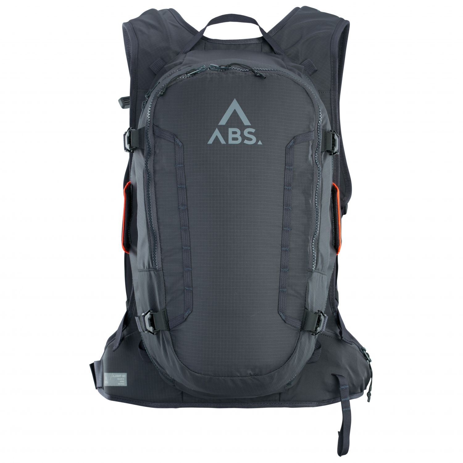 ABS A.Light Go, 22L, sac à dos d&#39;avalanche sans cartouche, gris foncé
