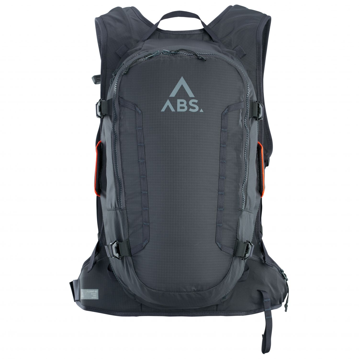 ABS A.Light Go, 22L, zaino da valanga senza cartuccia, grigio scuro