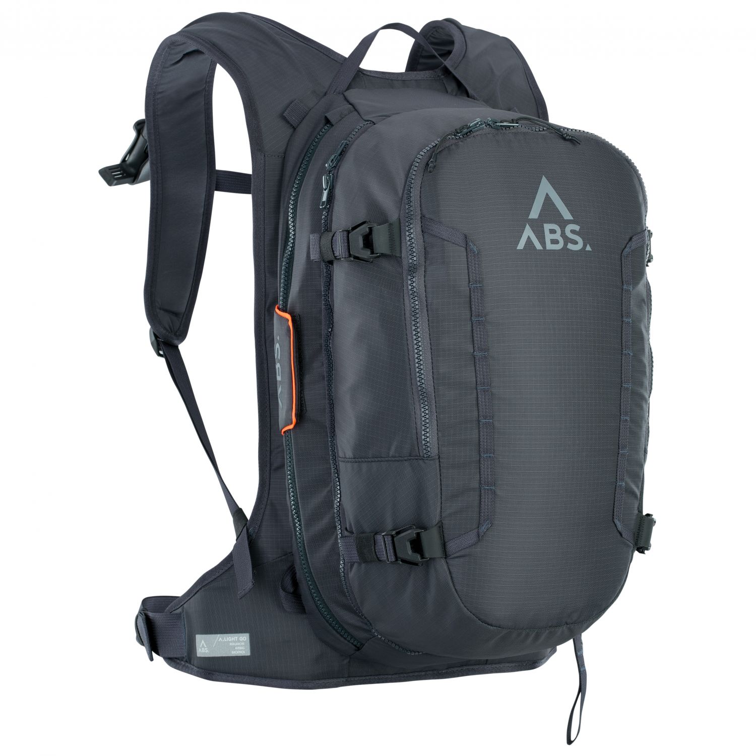 ABS A.Light Go, 22L, zaino da valanga senza cartuccia, grigio scuro