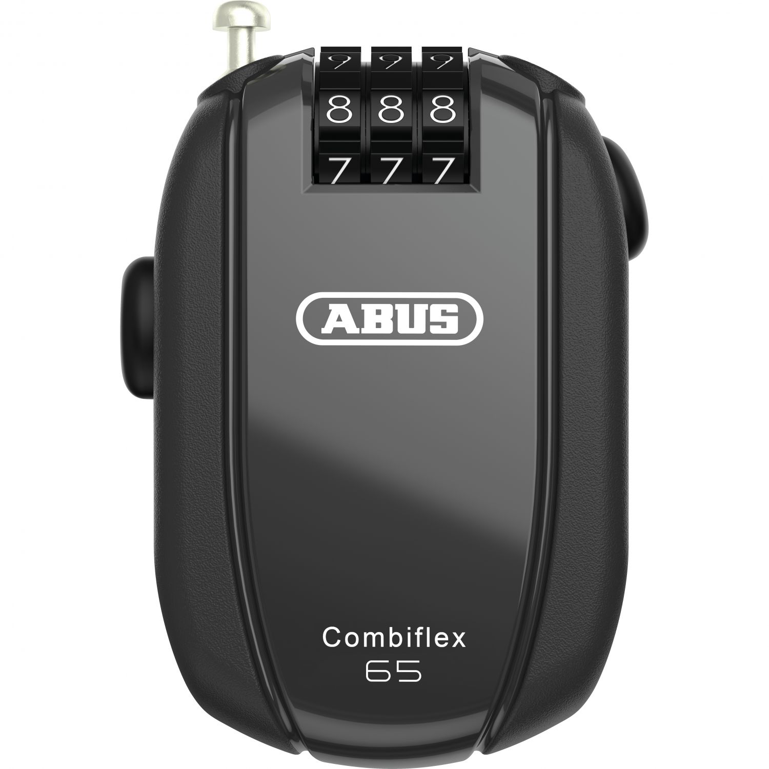 Abus Combiflex™ StopOver 65, drôtený zámok, čierny