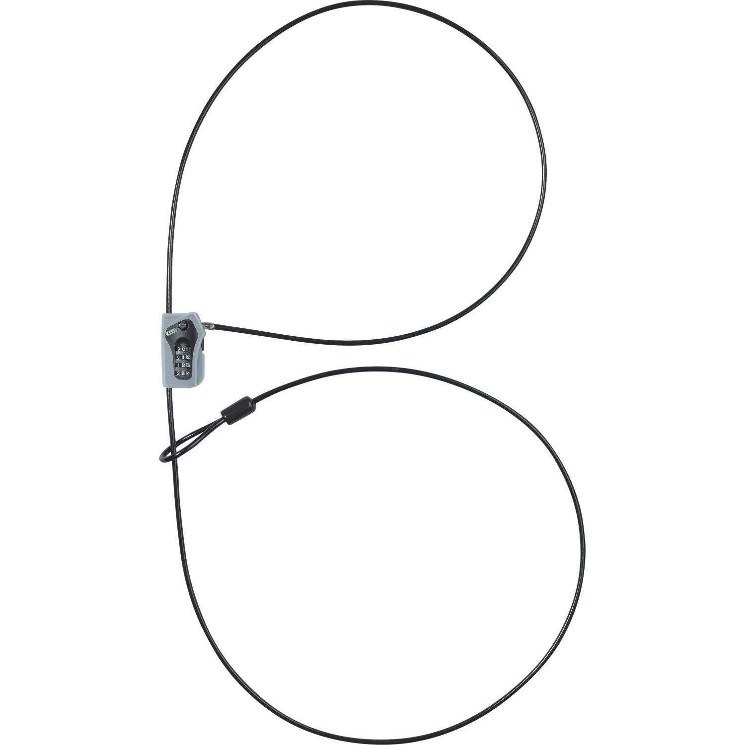 Abus Combiloop 205/200, zamek kablowy, czarny