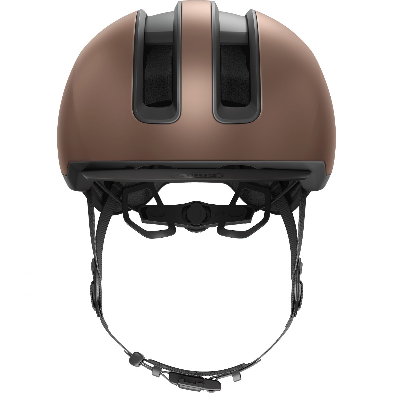 Abus Hud-Y, capacete de bicicleta, castanho