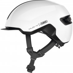 Abus Hud-Y, casco da bici, bianco