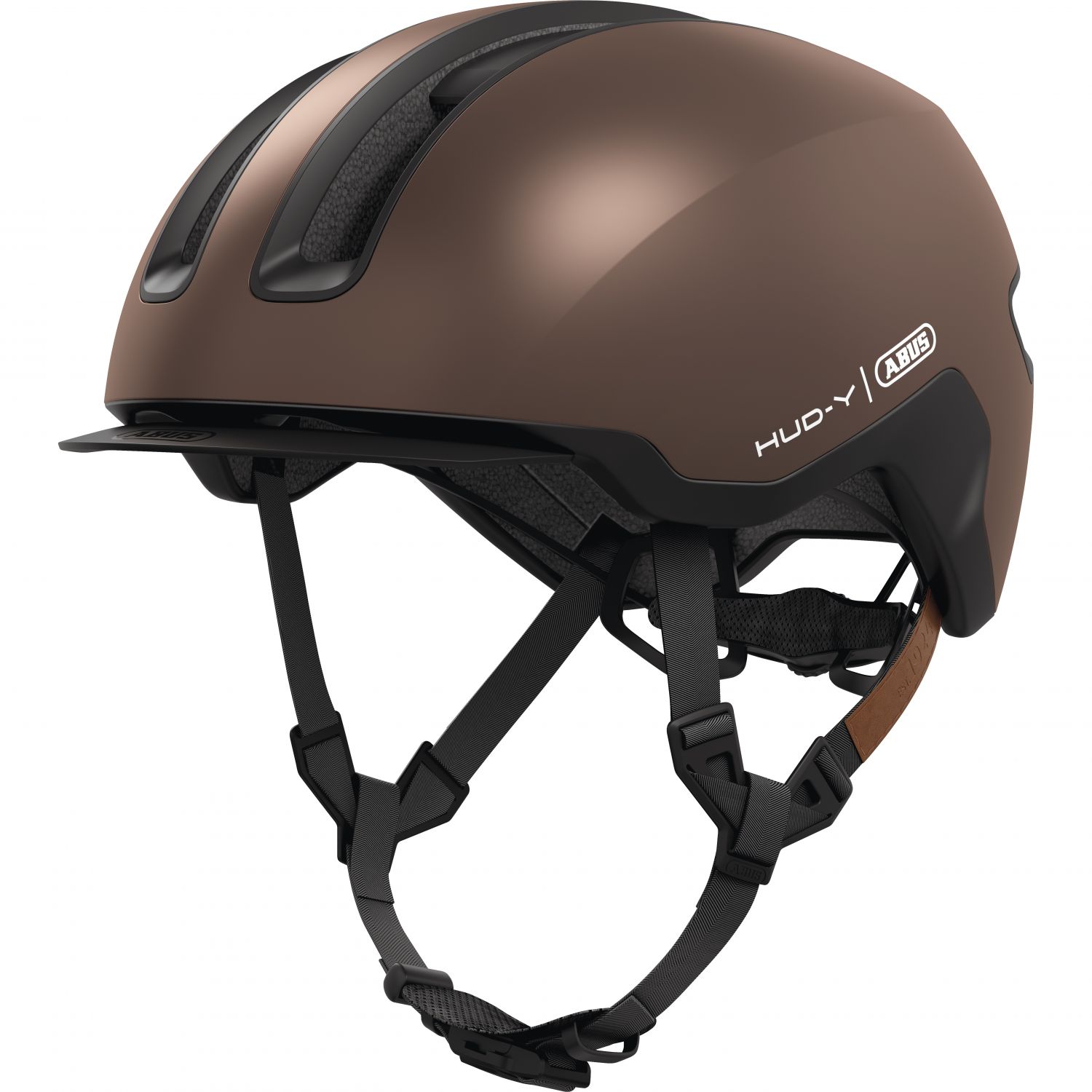 Abus Hud-Y, Fahrradhelm, braun