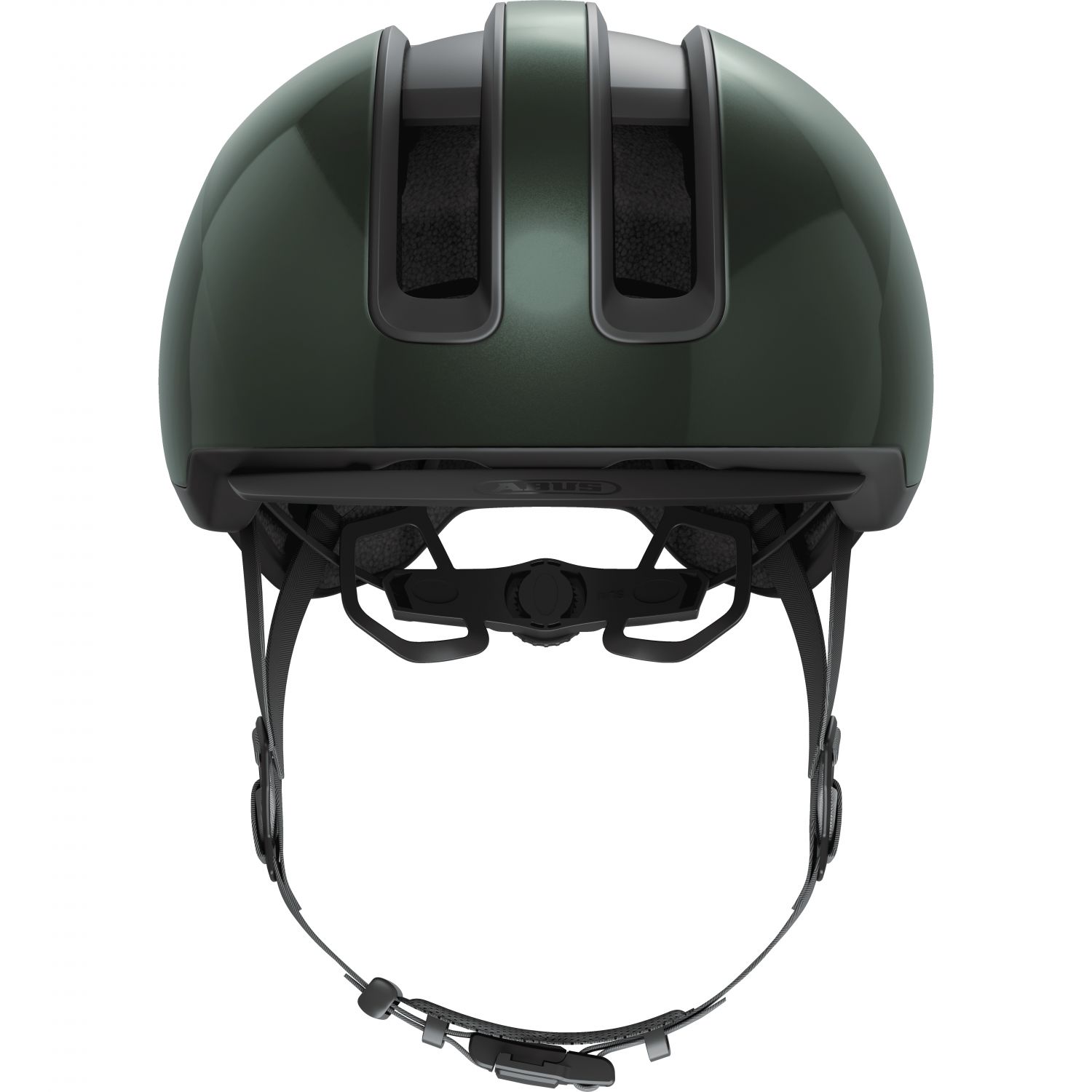 Abus Hud-Y, Fahrradhelm, dunkelgrün