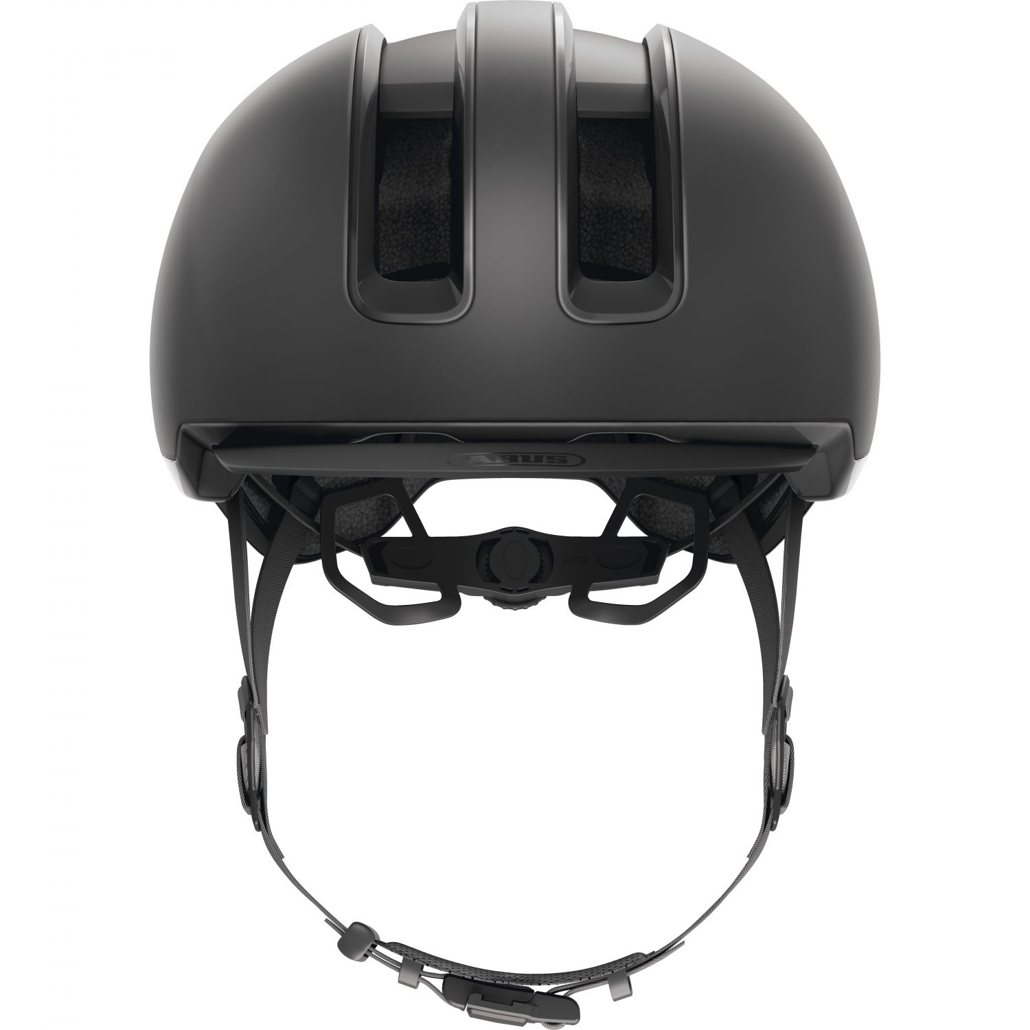 Abus Hud-Y, Fahrradhelm, matt schwarz