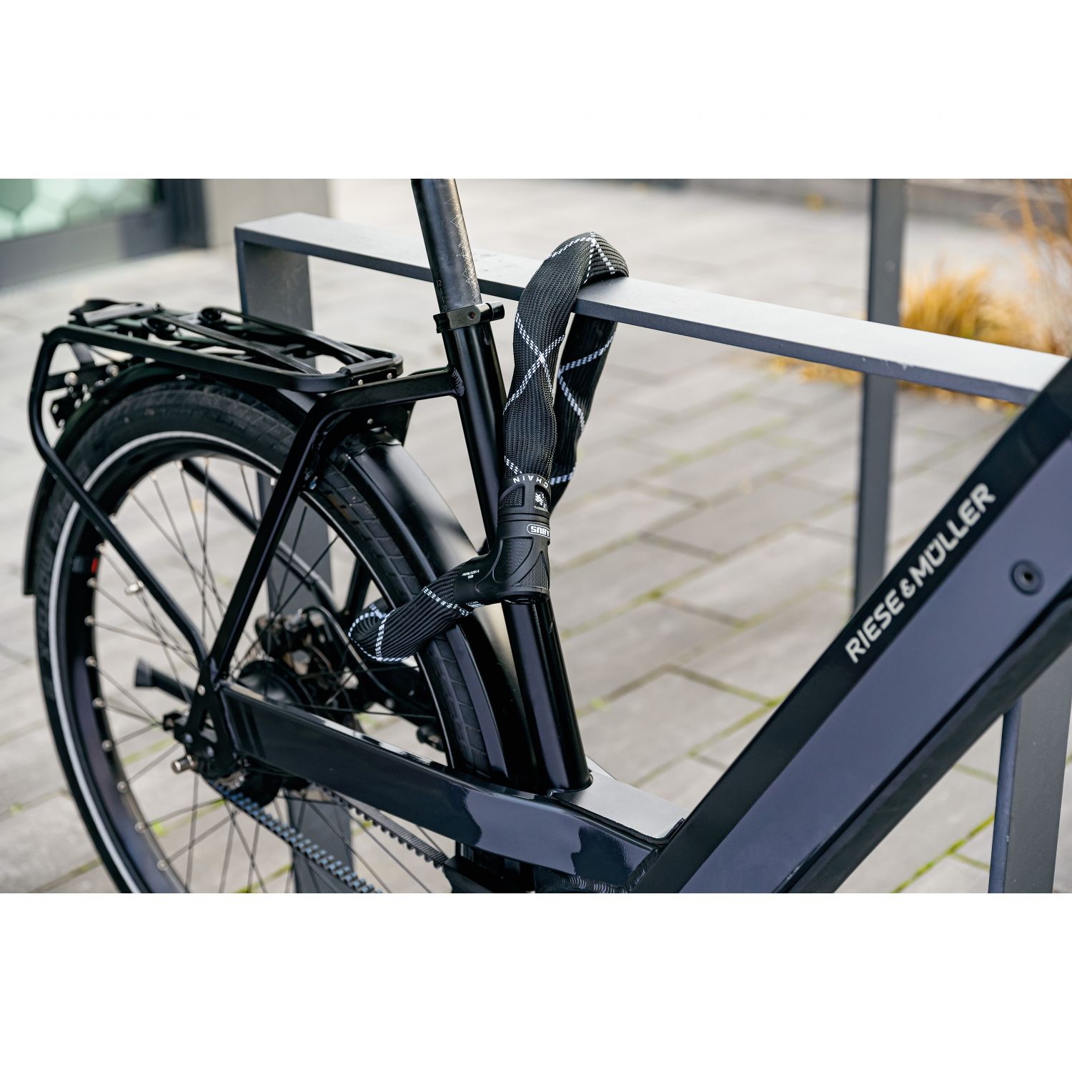 Abus IVEN Chain 8210/140, Kettenschloss, schwarz