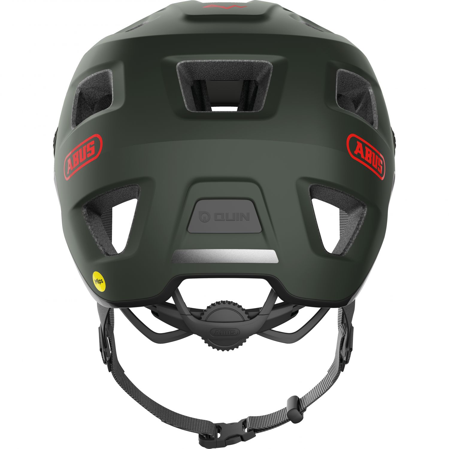 Abus MoDrop MIPS, casque de vélo, vert foncé