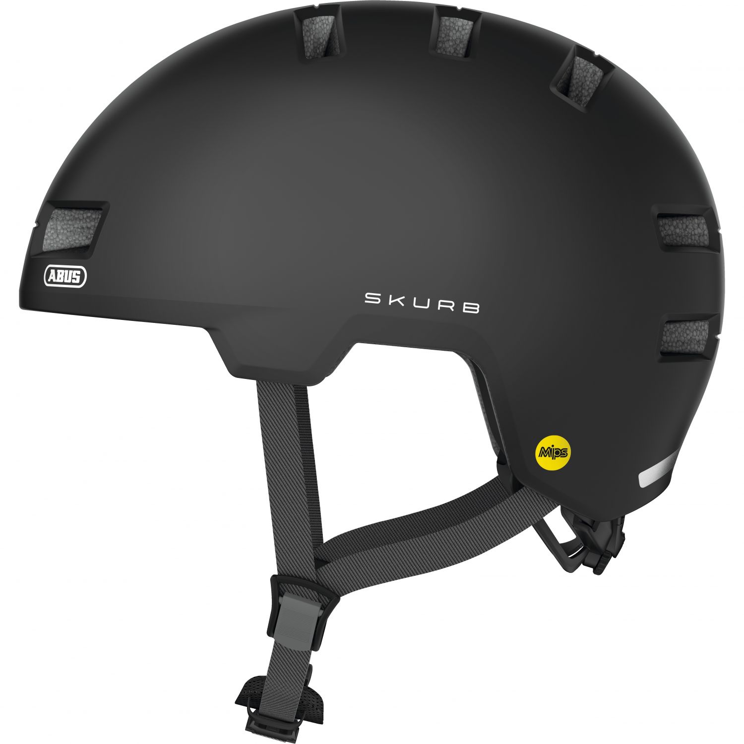 Abus Skurb MIPS, Cykelhjälm, Matt Svart