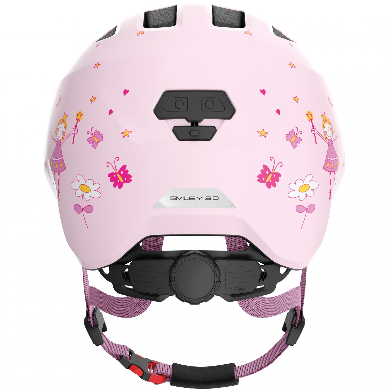 Abus Smiley 3.0, cască de bicicletă, junior, rose princess
