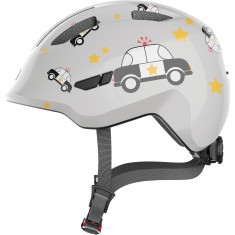 Abus Smiley 3.0, casco da bici, junior, grey police