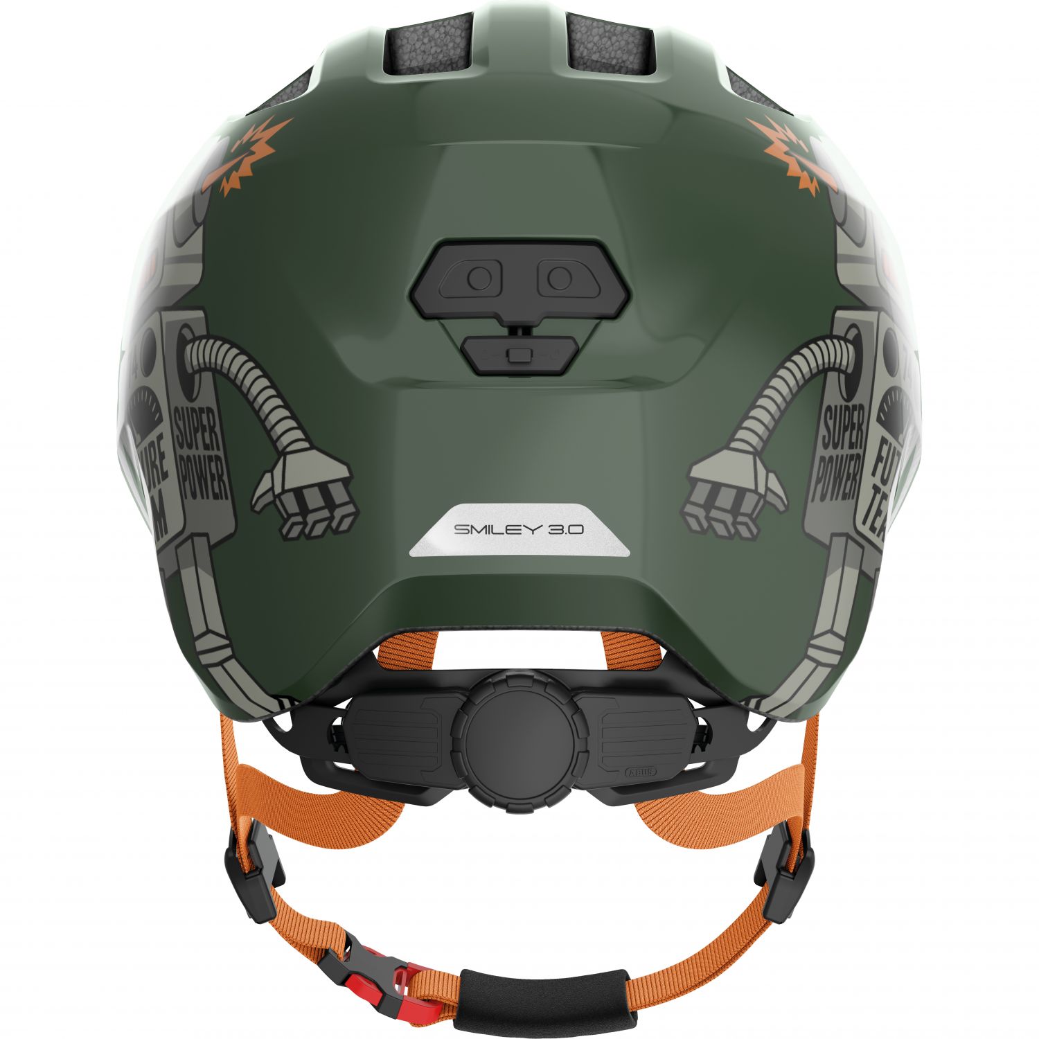 Abus Smiley 3.0, cykelhjelm, junior, green robo