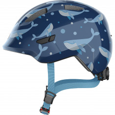 Abus Smiley 3.0, cyklistická prilba, junior, modrá veľryba