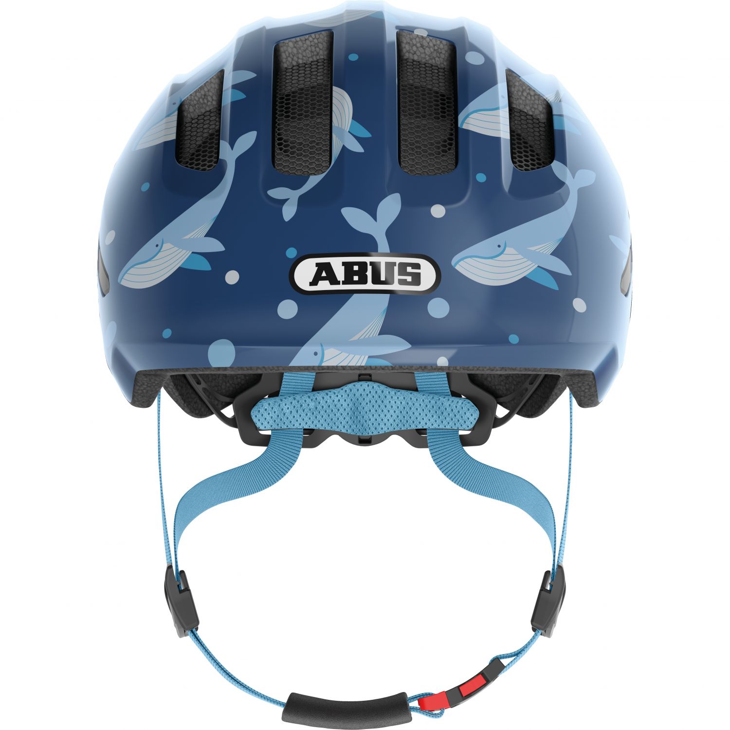 Abus Smiley 3.0, cyklistická prilba, junior, modrá veľryba