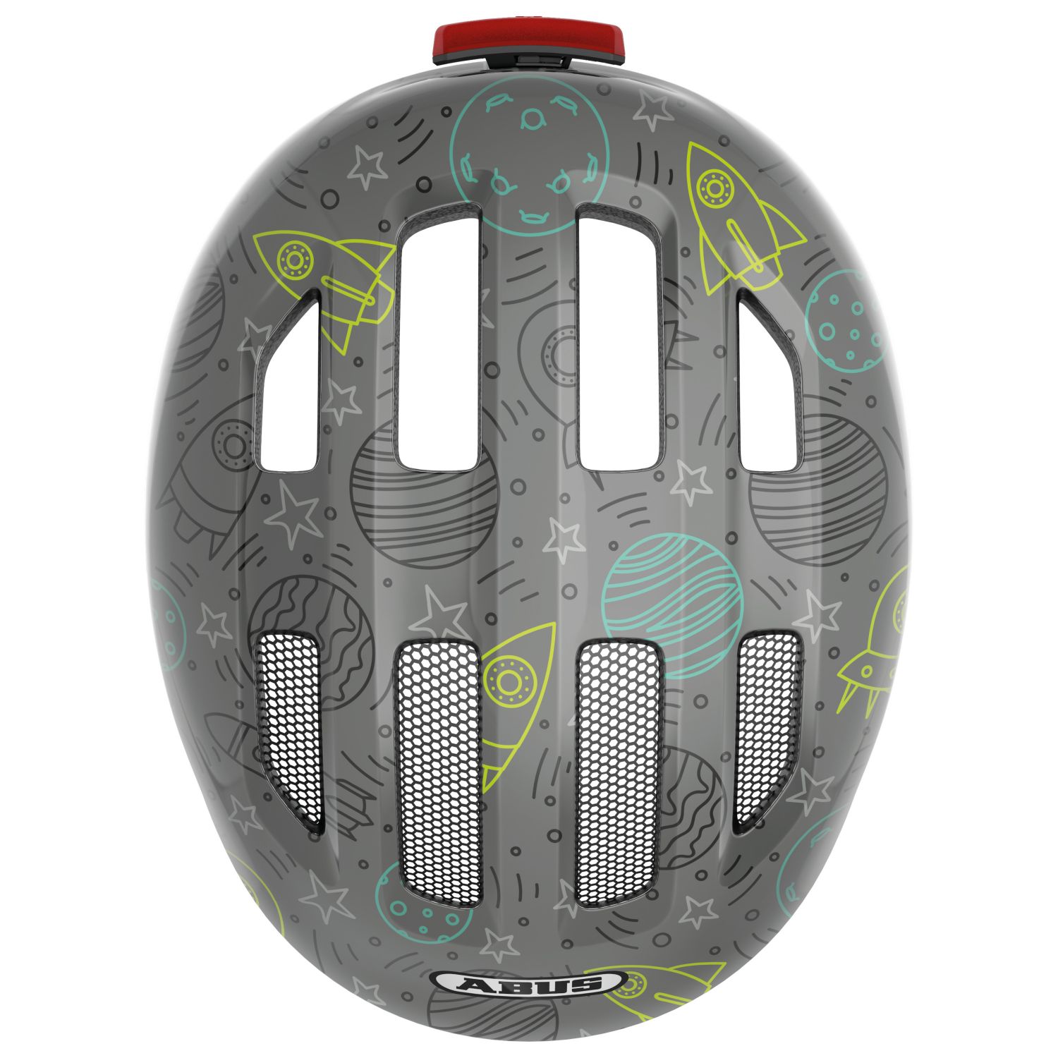 ABUS Smiley 3.0 LED, fietshelm, grijs