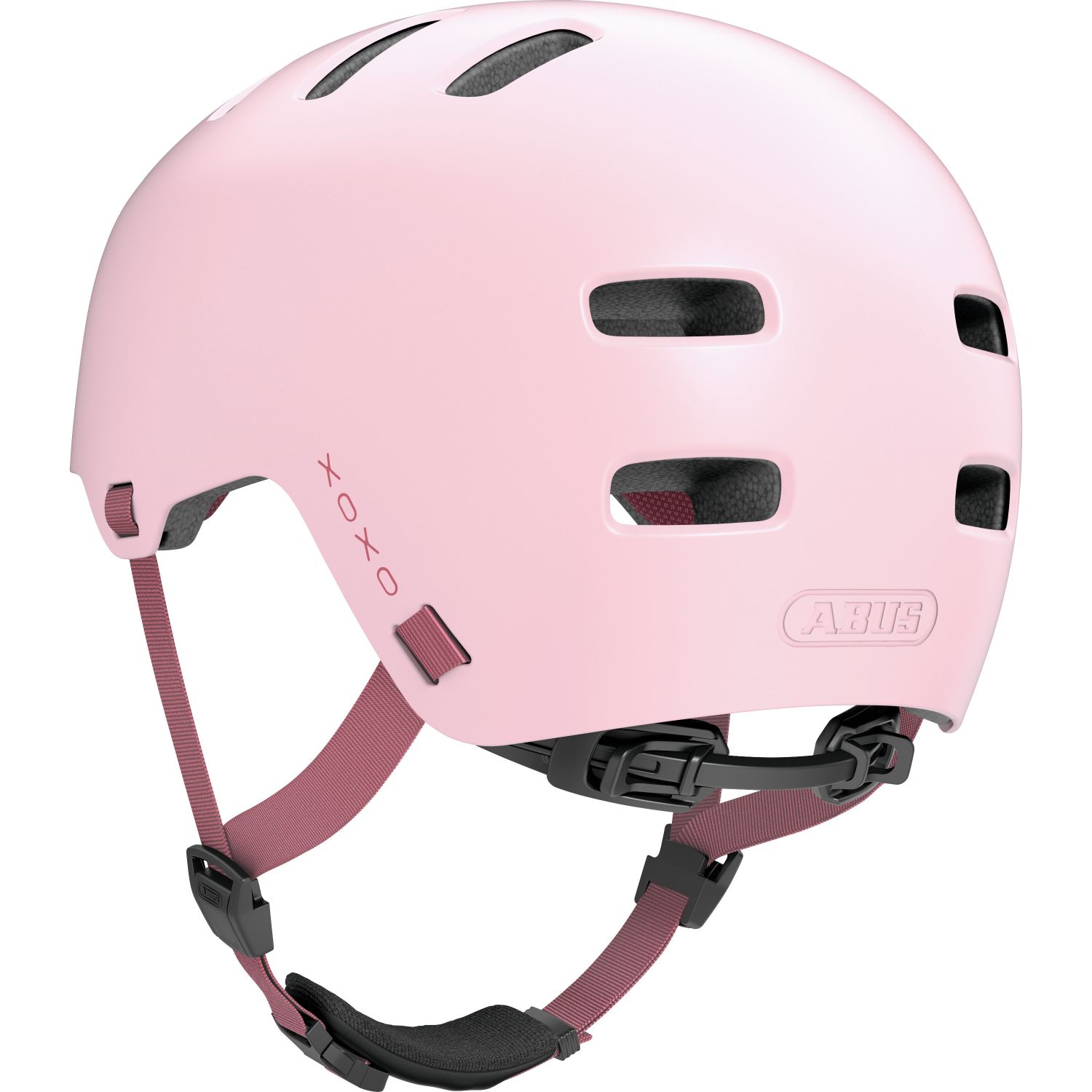 ABUS XOXO, cykelhjelm, pink/rød