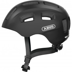 Abus Youn-I 2.0, casco da bici, junior, nero opaco