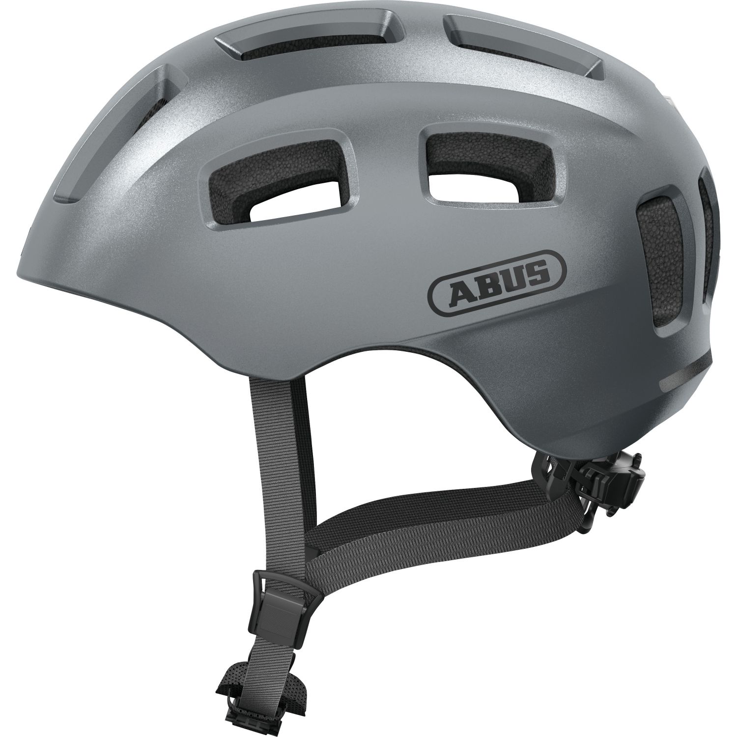 ABUS Youn-I 2.0, casco de bicicleta, plata