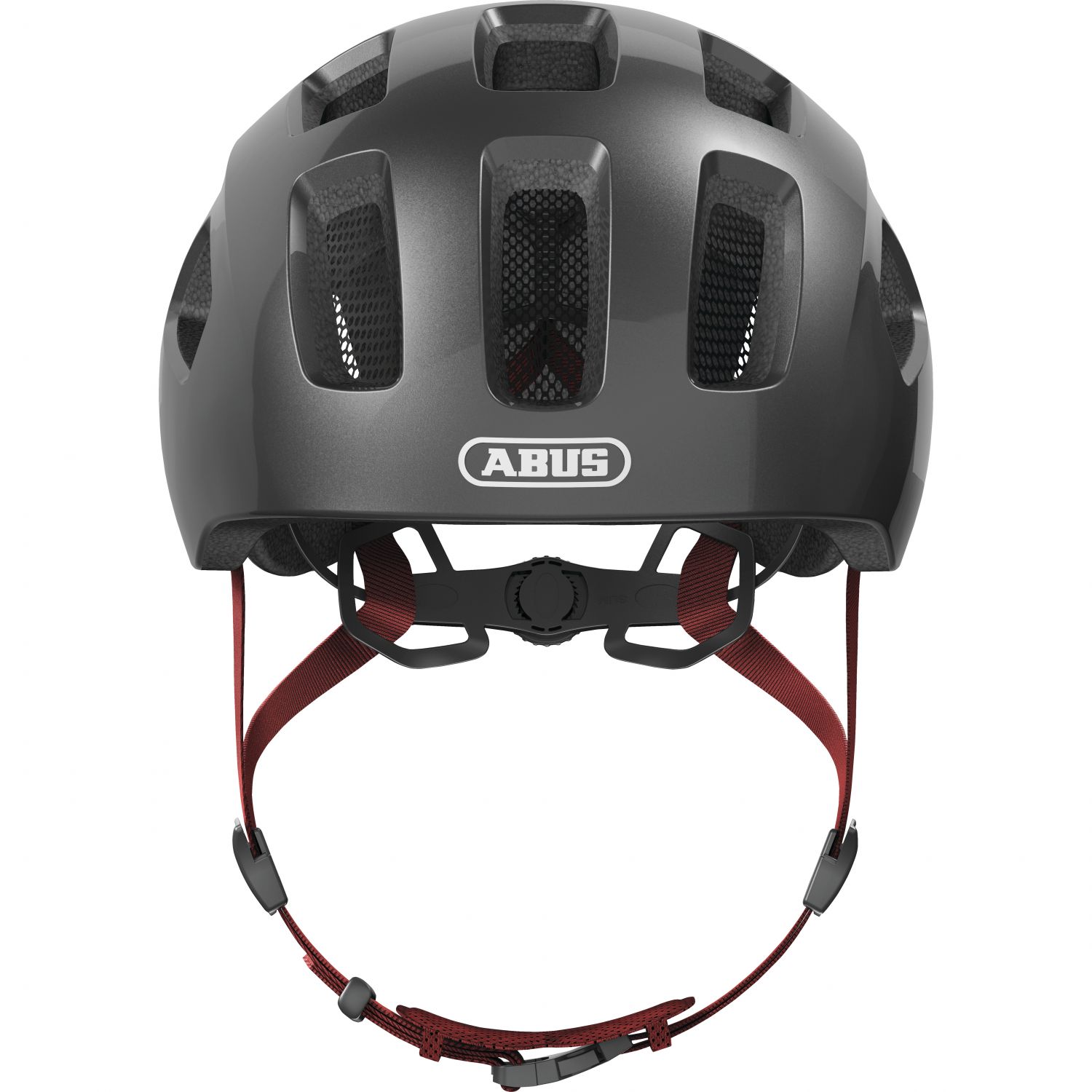 Abus Youn-I 2.0, cykelhjelm, junior, grå