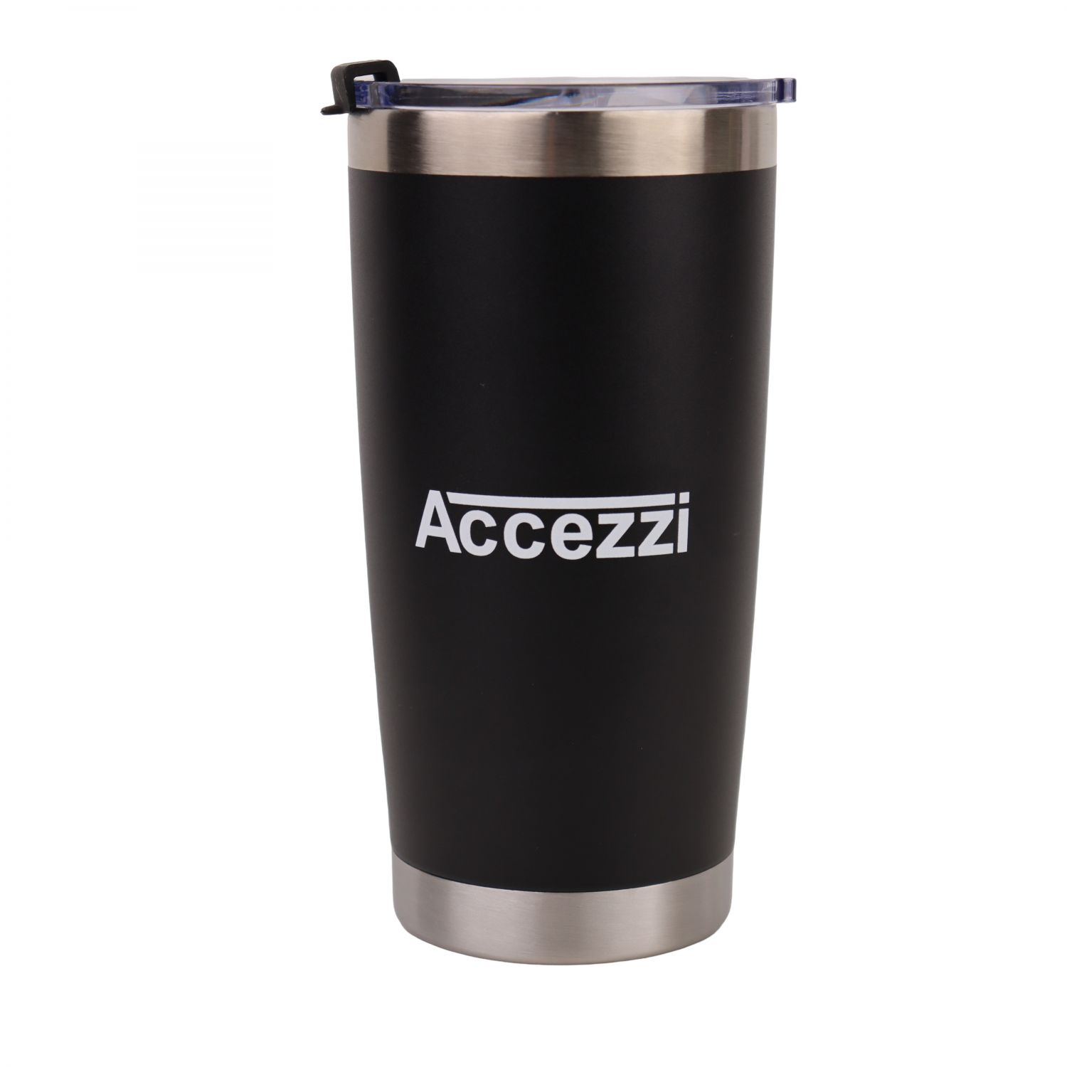 Accezzi 20oz stainless steel tumbler, black