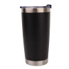 Accezzi 20oz stainless steel tumbler, black