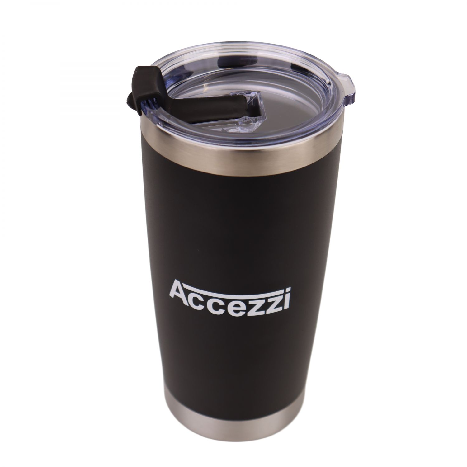 Accezzi 20oz stainless steel tumbler, black