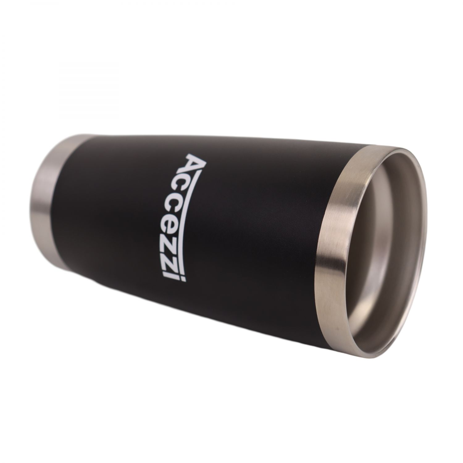 Accezzi 20oz stainless steel tumbler, black