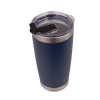 Accezzi 20oz stainless steel tumbler, navy blue