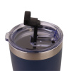 Accezzi 20oz stainless steel tumbler, navy blue