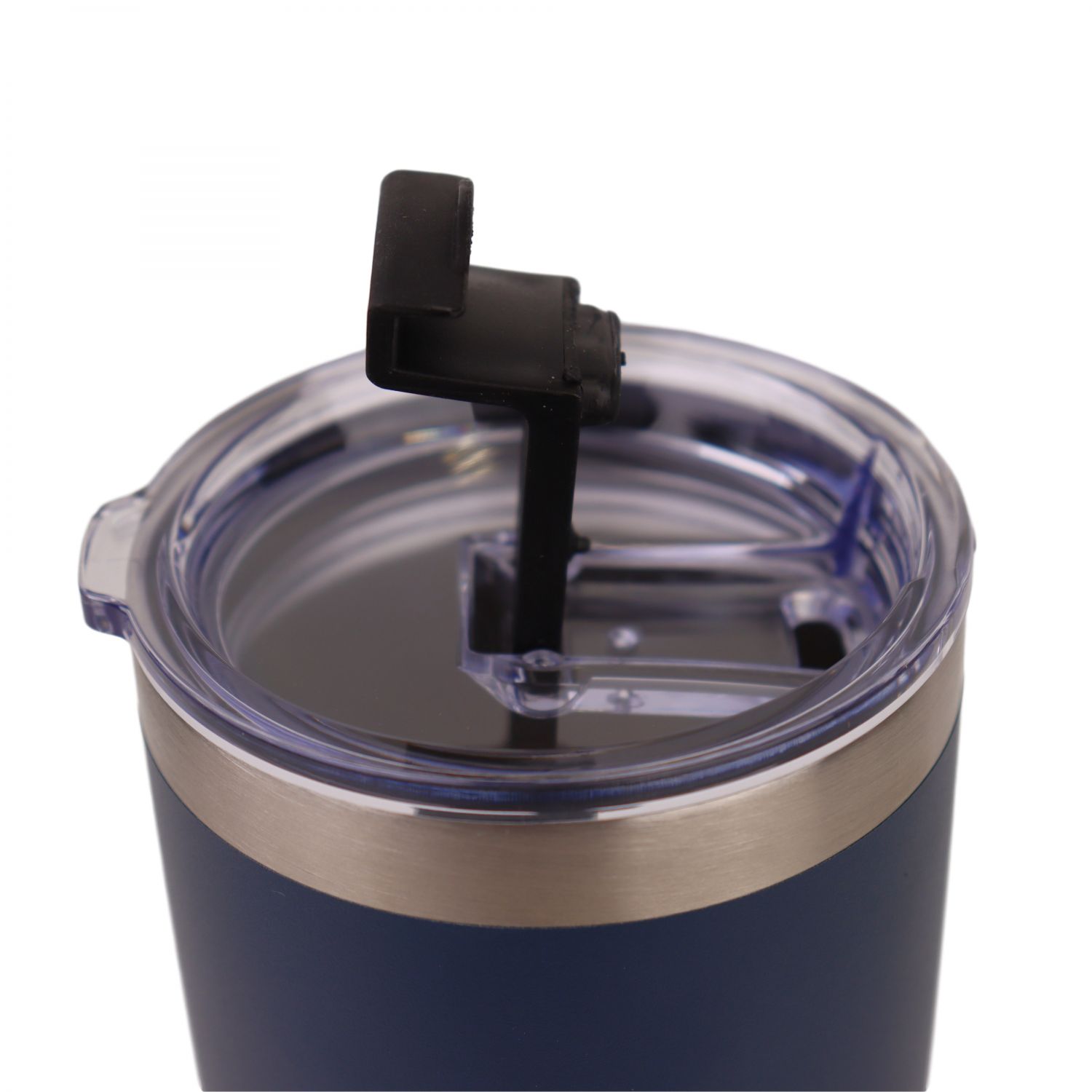 Accezzi 20oz stainless steel tumbler, navy blue