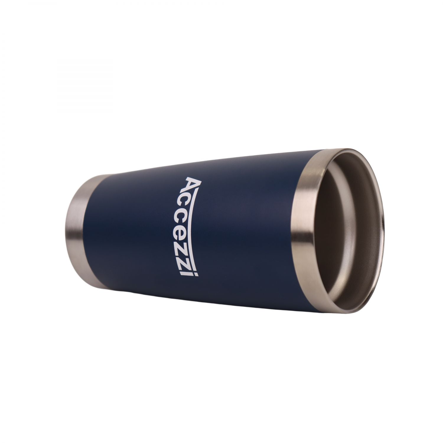 Accezzi 20oz stainless steel tumbler, navy blue