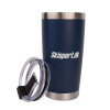 Accezzi 20oz stainless steel tumbler, Skisport.dk, navy blue