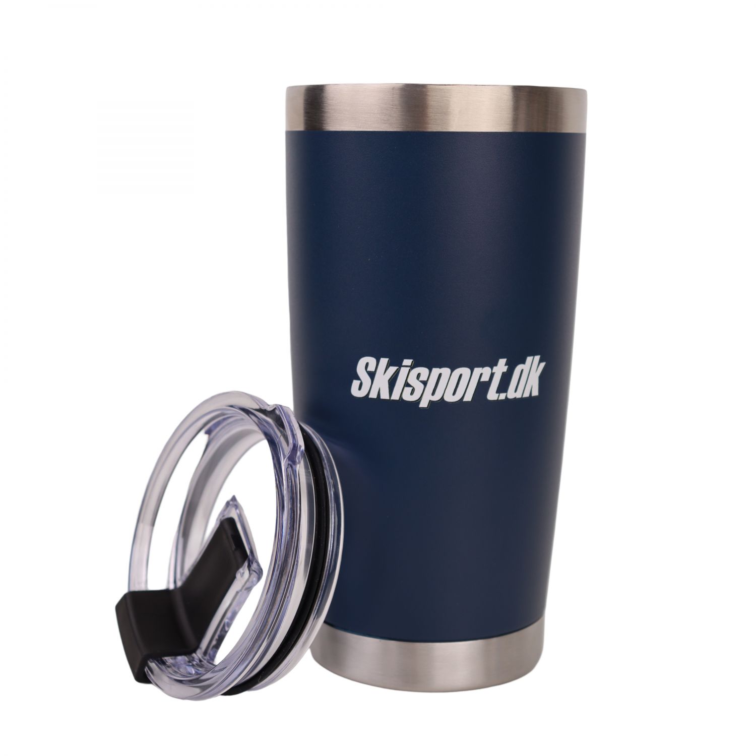 Accezzi 20oz stainless steel tumbler, Skisport.dk, navy blue