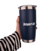 Accezzi 20oz stainless steel tumbler, Skisport.dk, navy blue