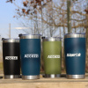 Accezzi 20oz stainless steel tumbler, Skisport.dk, navy blue