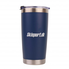 Accezzi 20oz stainless steel tumbler, Skisport.dk, navy blue
