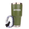 Accezzi 30oz stainless steel tumbler, army green