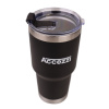Accezzi 30oz stainless steel tumbler, black