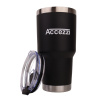Accezzi 30oz stainless steel tumbler, black