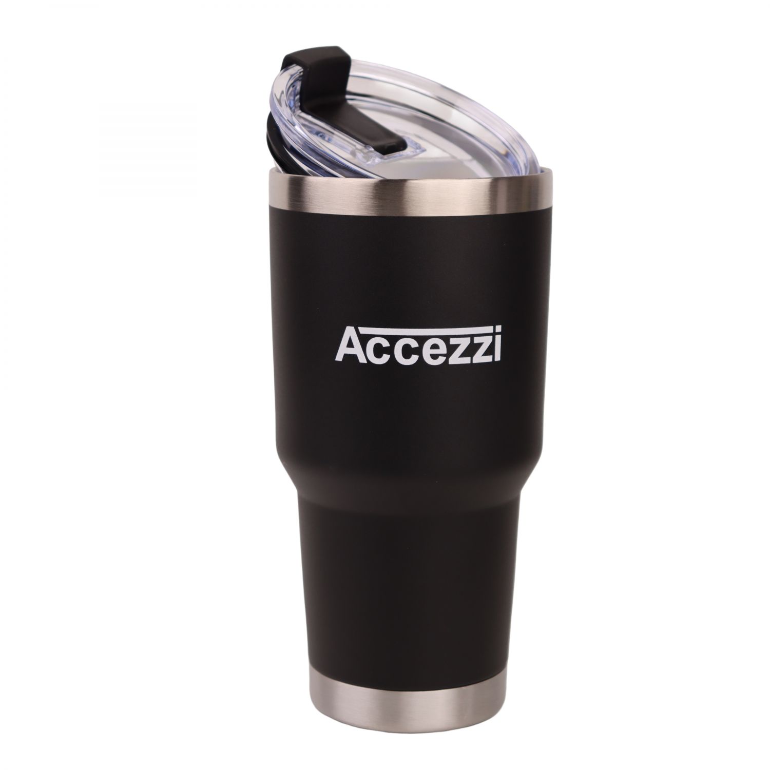 Accezzi 30oz stainless steel tumbler, black
