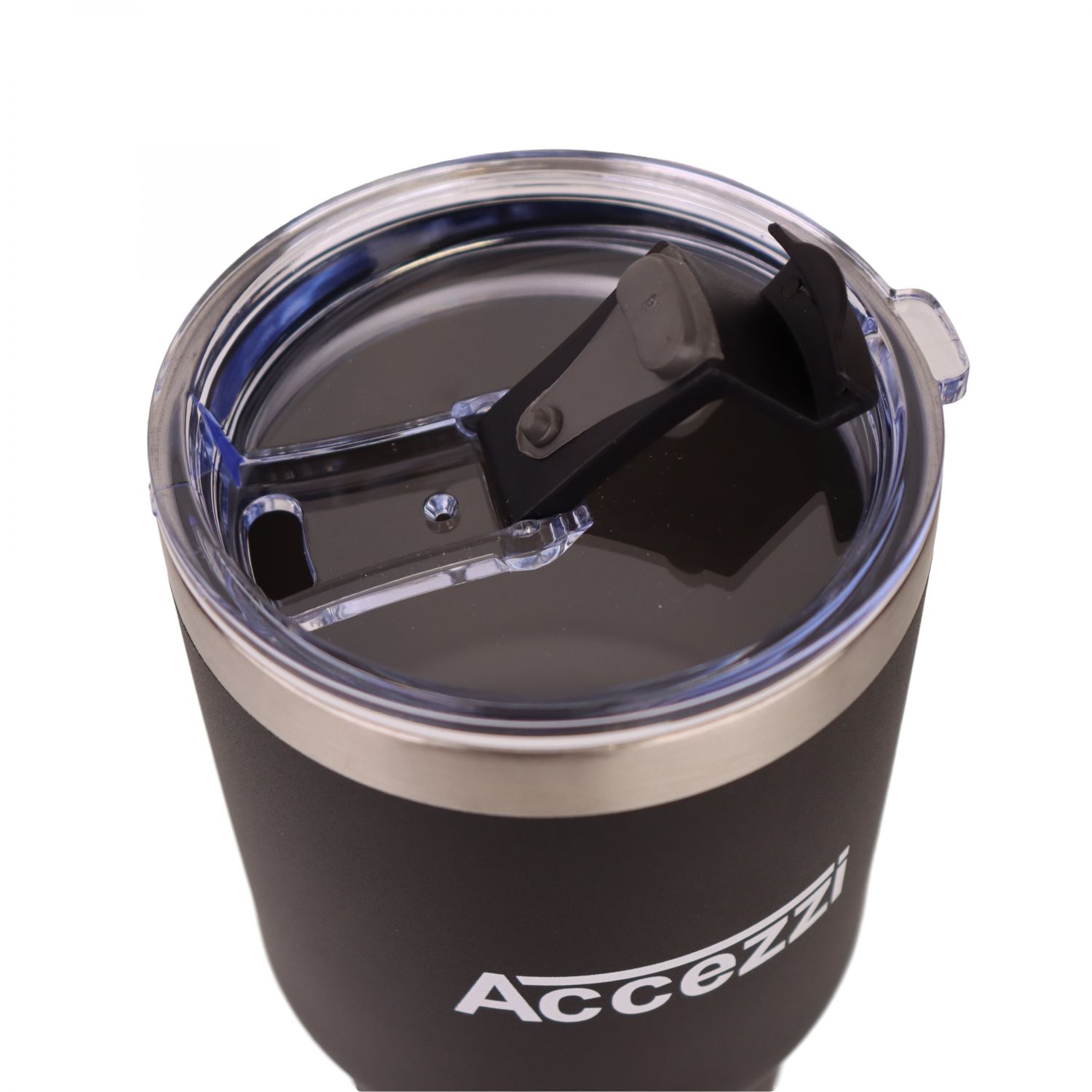 Accezzi 30oz stainless steel tumbler, black
