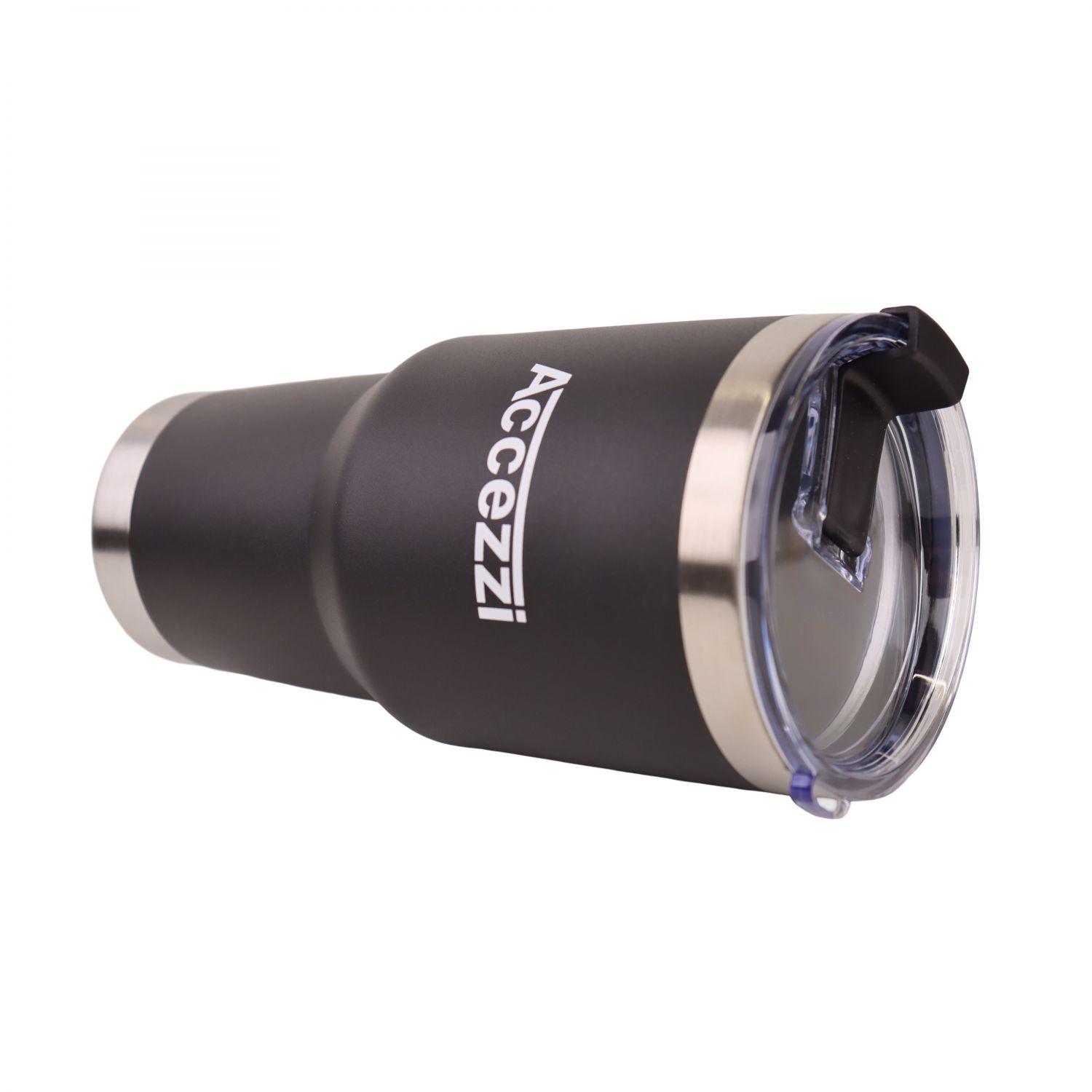 Accezzi 30oz stainless steel tumbler, black