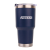 Accezzi 30oz stainless steel tumbler, navy blue