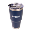 Accezzi 30oz stainless steel tumbler, navy blue