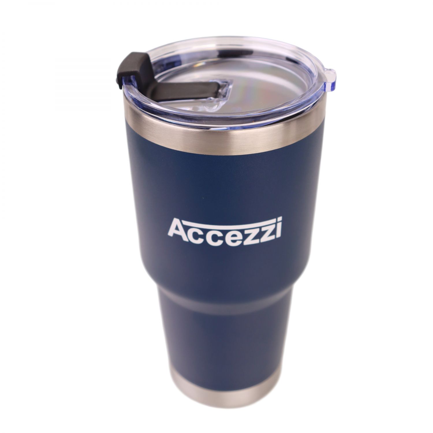 Accezzi 30oz stainless steel tumbler, navy blue