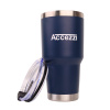 Accezzi 30oz stainless steel tumbler, navy blue