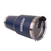 Accezzi 30oz stainless steel tumbler, navy blue