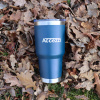 Accezzi 30oz stainless steel tumbler, navy blue