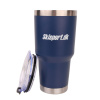 Accezzi 30oz stainless steel tumbler, Skisport.dk, navy blue