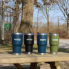 Accezzi 30oz stainless steel tumbler, Skisport.dk, navy blue